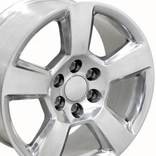 Cargar imagen en el visor de la galería, 20" Replica Wheel CV76 Fits Chevrolet Tahoe Rim 20x9 Polished Wheel