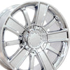 20" Replica Wheel CV77 Fits Chevrolet Rim 20x9 Chrome Wheel