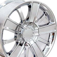 Cargar imagen en el visor de la galería, 20" Replica Wheel CV77 Fits Chevrolet Rim 20x9 Chrome Wheel