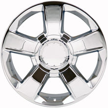 Cargar imagen en el visor de la galería, 20" Replica Wheel CV79 Fits Chevrolet Rim 20x8.5 Chrome Wheel