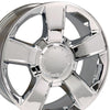 20" Replica Wheel CV79 Fits Chevrolet Rim 20x8.5 Chrome Wheel