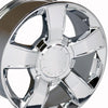 20" Replica Wheel CV79 Fits Chevrolet Rim 20x8.5 Chrome Wheel