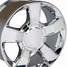 Cargar imagen en el visor de la galería, 20" Replica Wheel CV79 Fits Chevrolet Rim 20x8.5 Chrome Wheel