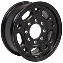 Cargar imagen en el visor de la galería, 16" Replica Wheel CV82 Fits Chevrolet 8 Lug Suburban Rim 16x6.5 Black Wheel