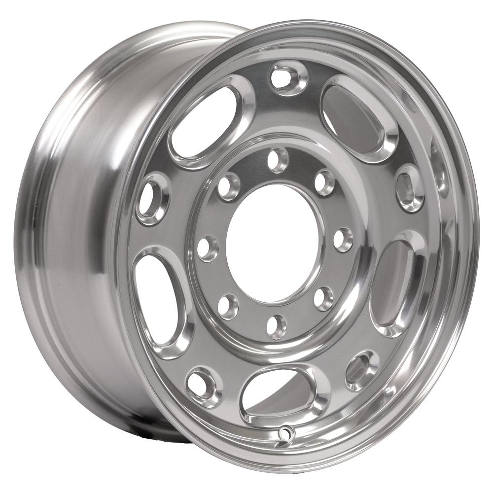 16" Replica Wheel CV82 Fits Chevrolet 8 Lug Suburban Rim 16x6.5 Polished Wheel