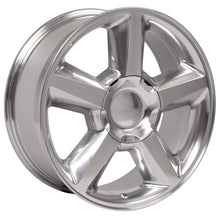 Cargar imagen en el visor de la galería, 20" Replica Wheel CV83 Fits Chevrolet Tahoe Rim 20x8.5 Polished Wheel