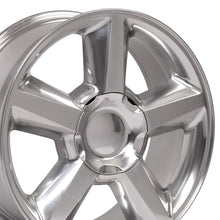 Cargar imagen en el visor de la galería, 20" Replica Wheel CV83 Fits Chevrolet Tahoe Rim 20x8.5 Polished Wheel