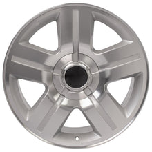 Cargar imagen en el visor de la galería, 20" Replica Wheel CV84 Fits Chevrolet Silverado Rim 20x8.5 Silver Wheel