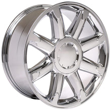 Cargar imagen en el visor de la galería, 20" Replica Wheel CV85 Fits GMC Sierra Rim 20x8.5 Chrome Wheel