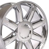 20" Replica Wheel CV85 Fits GMC Sierra Rim 20x8.5 Chrome Wheel