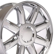 Cargar imagen en el visor de la galería, 20" Replica Wheel CV85 Fits GMC Sierra Rim 20x8.5 Chrome Wheel
