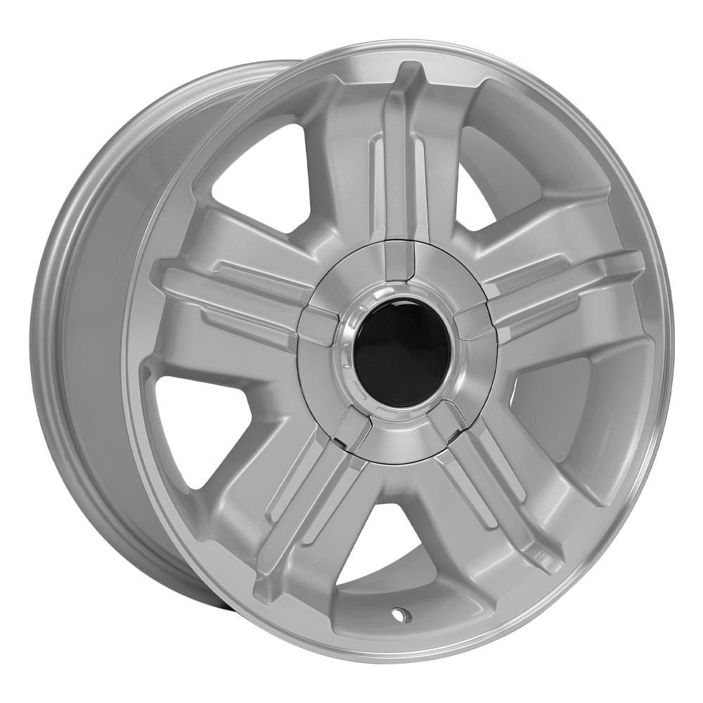 18" Replica Wheel CV88 Fits Chevrolet Rim 18x8 Silver Wheel