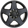 20" Replica Wheel CV91A 8 Lug Fits Chevrolet Rim 20x8.5 Black Wheel