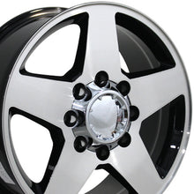 Cargar imagen en el visor de la galería, 20" Replica Wheel CV91A 8 Lug Fits Chevrolet Rim 20x8.5 Machined Wheel