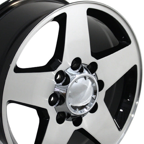 20" Replica Wheel CV91A 8 Lug Fits Chevrolet Rim 20x8.5 Machined Wheel