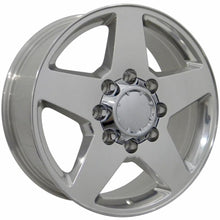 Cargar imagen en el visor de la galería, 20" Replica Wheel CV91A 8 Lug Fits Chevrolet Rim 20x8.5 Polished Wheel