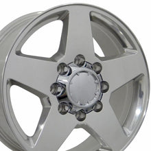 Cargar imagen en el visor de la galería, 20" Replica Wheel CV91A 8 Lug Fits Chevrolet Rim 20x8.5 Polished Wheel