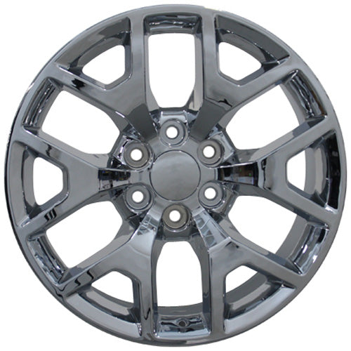 20" Replica Wheel CV92 Fits GMC Sierra Rim 20x9 Chrome Wheel