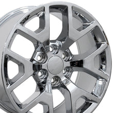 Cargar imagen en el visor de la galería, 20" Replica Wheel CV92 Fits GMC Sierra Rim 20x9 Chrome Wheel