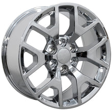 Cargar imagen en el visor de la galería, 20" Replica Wheel CV92 Fits GMC Sierra Rim 20x9 Chrome Wheel