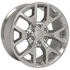 20" Replica Wheel CV92 Fits GMC Sierra Rim 20x9 Polished Wheel