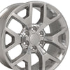 20" Replica Wheel CV92 Fits GMC Sierra Rim 20x9 Polished Wheel