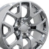 22" Replica Wheel CV92 Fits GMC Sierra Rim 22x9 Chrome Wheel