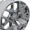 22" Replica Wheel CV92 Fits GMC Sierra Rim 22x9 Chrome Wheel