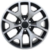 22" Replica Wheel CV92 Fits GMC Sierra Rim 22x9 Machined Wheel