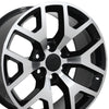 22" Replica Wheel CV92 Fits GMC Sierra Rim 22x9 Machined Wheel