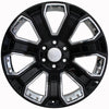 20" Replica Wheel CV93 Fits Chevrolet Silverado Rim 20x8.5 Black Wheel