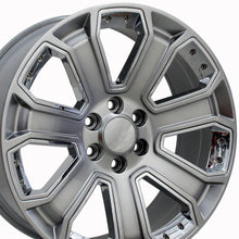 Cargar imagen en el visor de la galería, 20" Replica Wheel CV93 Fits Chevrolet Silverado Rim 20x8.5 Hyper Wheel