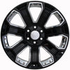 22" Replica Wheel fits Chevy Silverado - CV93B Black with Chrome Insert 22x9