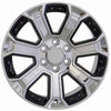 22" Replica Wheel fits Chevy Silverado - CV93B Chrome with Black Insert 22x9