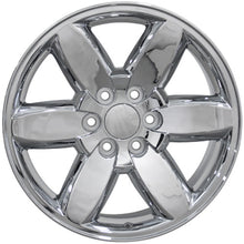 Cargar imagen en el visor de la galería, 20" Replica Wheel CV94 Fits Chevrolet Silverado Rim 20x8.5 Chrome Wheel