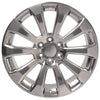 22" Replica Wheel CV95 Fits Chevrolet Silverado Rim 22x9 Polished Wheel