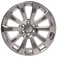 Load image into Gallery viewer, 22" Replica Wheel CV95 Fits Chevrolet Silverado Rim 22x9 Polished Wheel