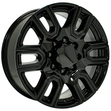 Cargar imagen en el visor de la galería, 20" Replica Wheel fits GMC Sierra 2500/3500 - CV96A Black 20x8.5