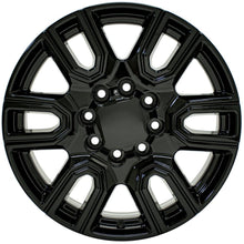 Cargar imagen en el visor de la galería, 20" Replica Wheel fits GMC Sierra 2500/3500 - CV96B Black 20x8.5