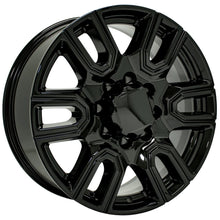 Cargar imagen en el visor de la galería, 20" Replica Wheel fits GMC Sierra 2500/3500 - CV96B Black 20x8.5