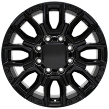 Cargar imagen en el visor de la galería, 20" Replica Wheel fits GMC Sierra 2500/3500 - CV97A Black 20x8.5