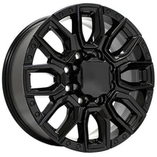 Cargar imagen en el visor de la galería, 20" Replica Wheel fits GMC Sierra 2500/3500 - CV97B Black 20x8.5