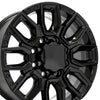 20" Replica Wheel fits GMC Sierra 2500/3500 - CV97B Black 20x8.5
