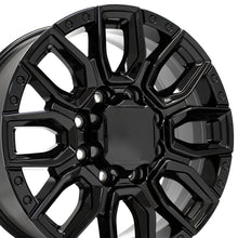 Cargar imagen en el visor de la galería, 20" Replica Wheel fits GMC Sierra 2500/3500 - CV97B Black 20x8.5