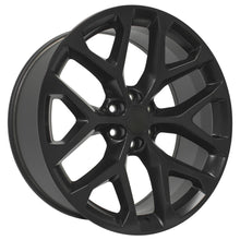 Load image into Gallery viewer, 24" Replica Wheel CV98 Fits Chevy Silverado Rim 24x10 Satin Black Wheel