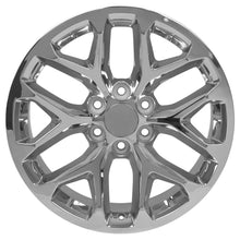 Cargar imagen en el visor de la galería, 20" Replica Wheel CV98B Fits Chevy Silverado Rim 20x9 Chrome Wheel
