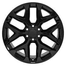 Load image into Gallery viewer, 22" Replica Wheel fits Chevy Silverado - CV98B Black 22x9