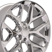 Cargar imagen en el visor de la galería, 22" Replica Wheel fits Chevy Silverado - CV98B Chrome 22x9