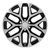 22" Replica Wheel fits Chevy Silverado - CV98B Black Machined 22x9