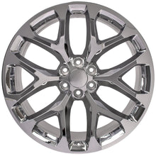Load image into Gallery viewer, 24" Replica Wheel fits Chevy Silverado - CV98B Chrome 24x10